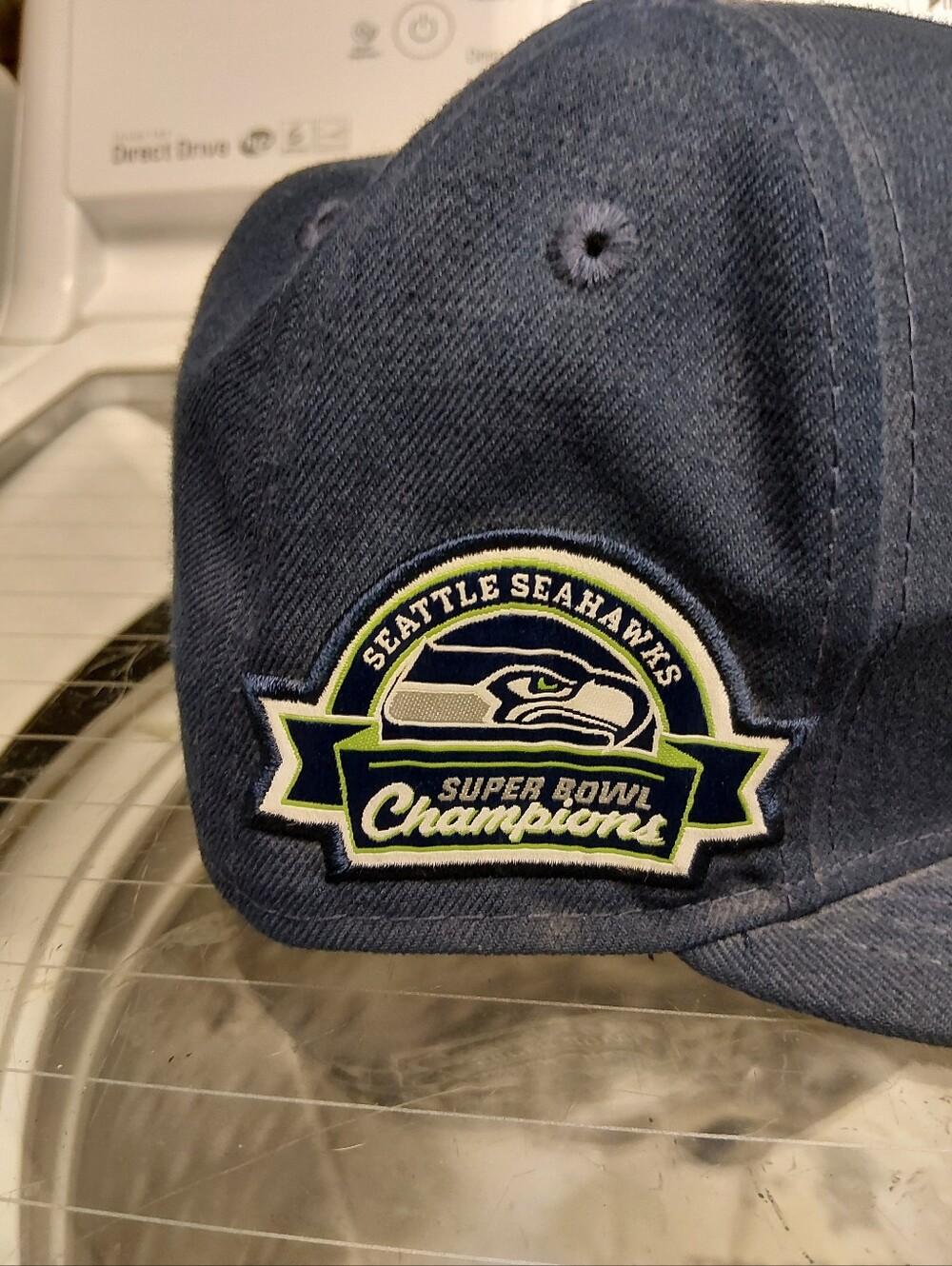 New Era Seattle Seahawks Superbowl Champions 59FIFTY Fitted 7 1/8 - Picture 3 of 6